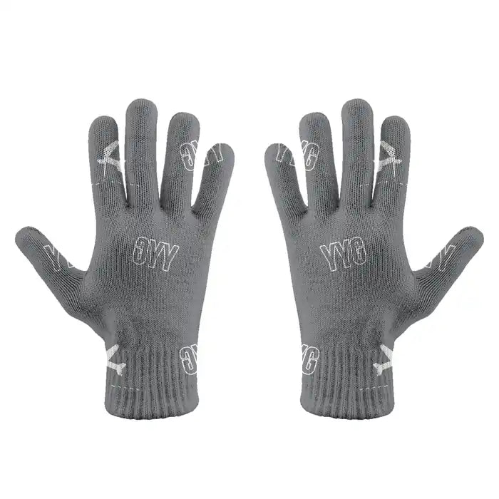 Charlottetown Airport (YYG) Gloves - Gloves - Full - Pattern - Gray