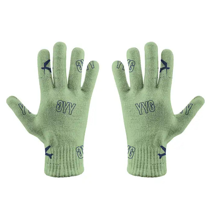 Charlottetown Airport (YYG) Gloves - Gloves - Full - Pattern - Light Green