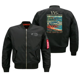 Charlottetown Airport (YYG) Bomber Jacket