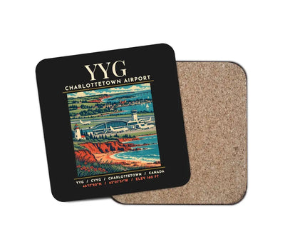 YYG - Poster - Coaster - Black