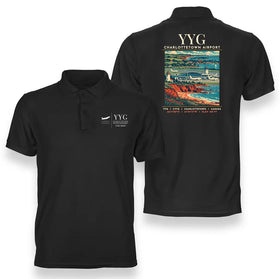 Charlottetown Airport (YYG) Premium Polo T-Shirts