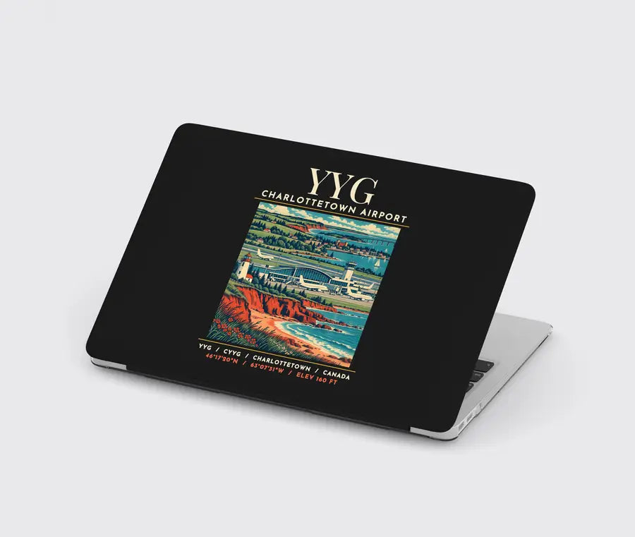 YYG - Poster - MacBook Case - Black