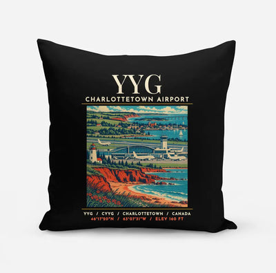 YYG - Poster - Pillow - Black