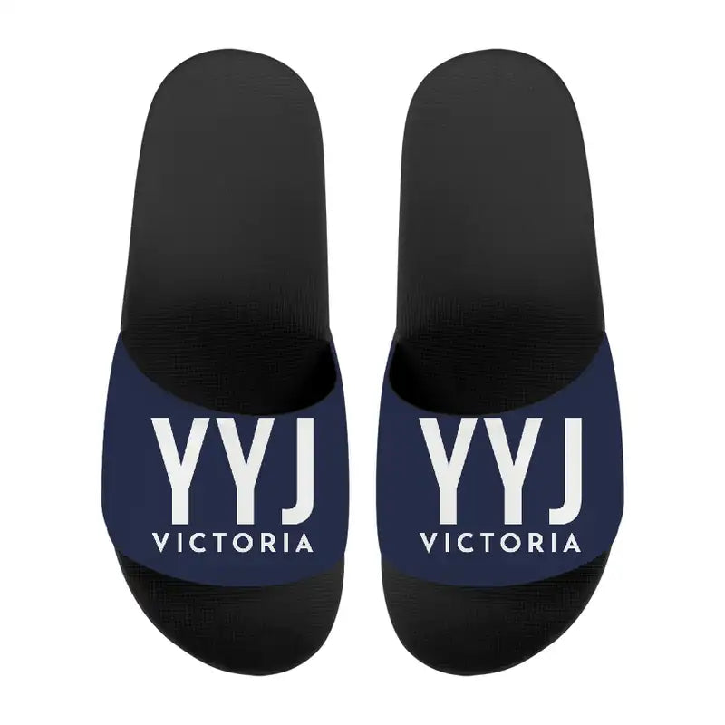 Victoria International Airport (YYJ) Slippers & Flip Flops - Slippers - Sport - Code - Navy Blue