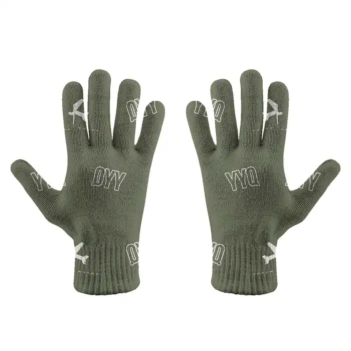 Churchill Airport (YYQ) Gloves - Gloves - Full - Pattern - Green Army