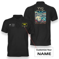 Thumbnail for YYQ - Poster - Double-Side Polo - Black + Name