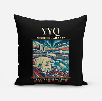 YYQ - Poster - Pillow - Black