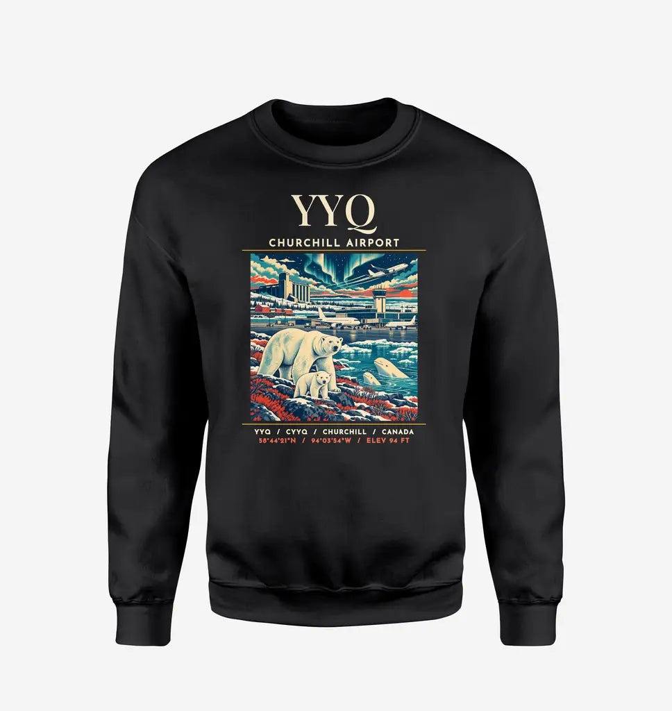 YYQ - Poster - Sweatshirt - Black