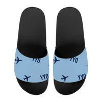 Thumbnail for Churchill Airport (YYQ) Slippers & Flip Flops - Slippers - Sport - Pattern - Light Blue