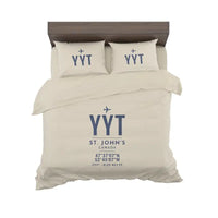 Thumbnail for St. John's International Airport (YYT) Bedding Sets & Blankets - Bedding Set - ID Tag - Beige