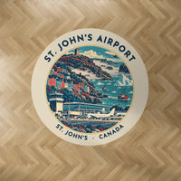 Thumbnail for St. John's International Airport (YYT) Carpets - Carpet Round - Badge - Beige