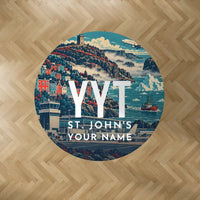 Thumbnail for St. John's International Airport (YYT) Carpets - Carpet Round - Scene + Name