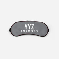 Thumbnail for Toronto Pearson International Airport (YYZ) Sleep Masks - Sleep Mask - Code - Gray