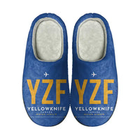 Thumbnail for Yellowknife Airport (YZF) Slippers & Flip Flops - Slippers - Cotton - Code - Same - Blue