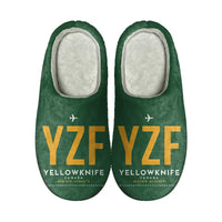Thumbnail for Yellowknife Airport (YZF) Slippers & Flip Flops - Slippers - Cotton - Code - Same - Green