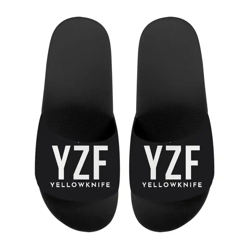 Yellowknife Airport (YZF) Slippers & Flip Flops - Slippers - Sport - Code - Black