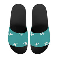 Thumbnail for Yellowknife Airport (YZF) Slippers & Flip Flops - Slippers - Sport - Pattern - Turquoise