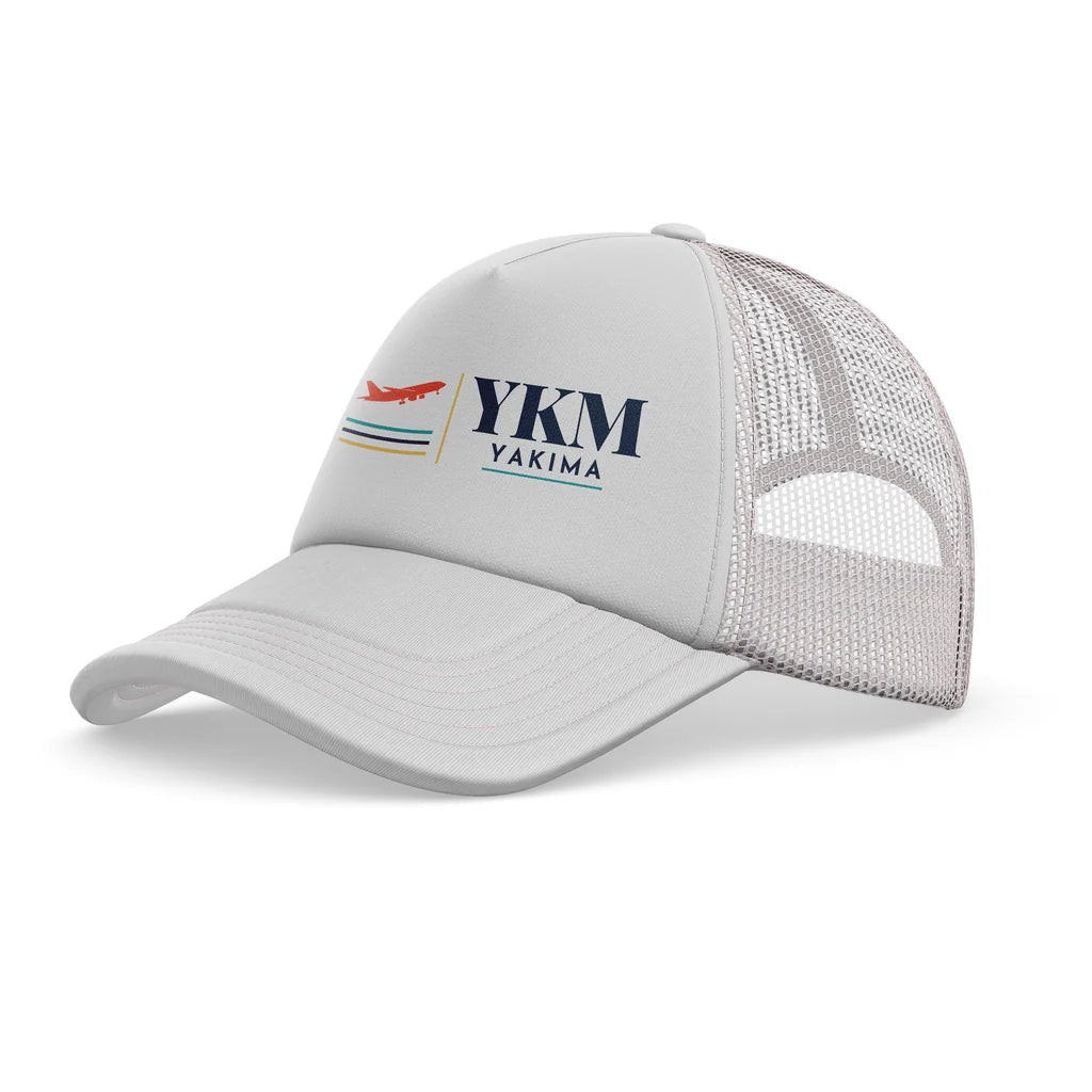 Yakima Air Terminal (McAllister Field) (YKM) trucker cap - white