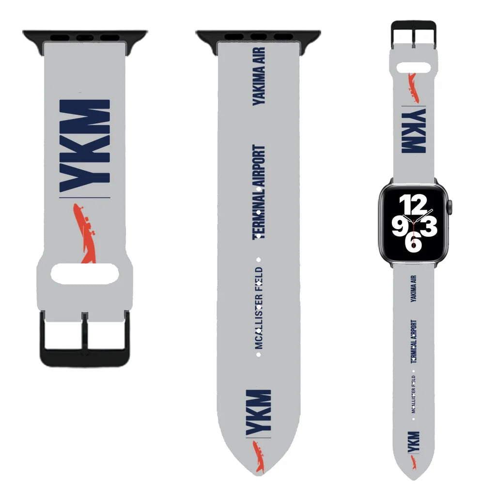 WBV6 | Yakima Air Terminal (McAllister Field) YKM | Light Gray (Metal Buckle)