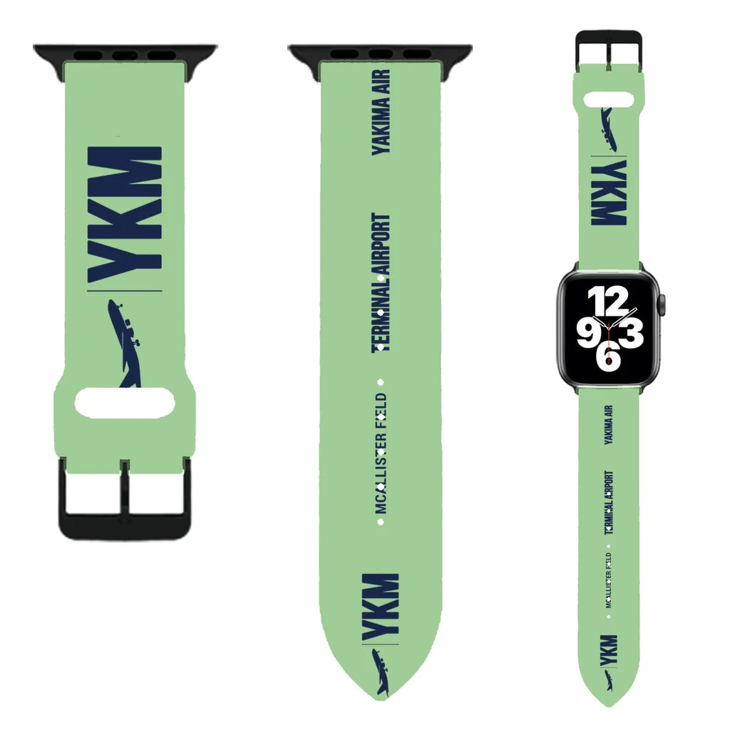 WBV6 | Yakima Air Terminal (McAllister Field) YKM | Light Green (Metal Buckle)