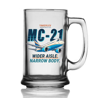 Thumbnail for Yakovlev MC-21-310 - Cartoon - Beer Glass with Holder