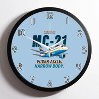 Thumbnail for Yakovlev MC-21-310 - Cartoon - Framed - Light Blue