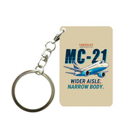 Thumbnail for Yakovlev MC-21-310 - Cartoon - Key Chain - Beige