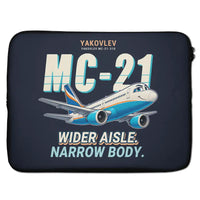 Thumbnail for Yakovlev MC-21-310 - Cartoon - Laptop Sleeve