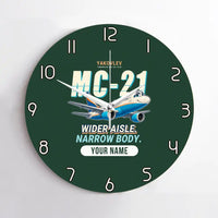 Thumbnail for Yakovlev MC-21-310 - Cartoon + Name - No Frame - Dark Green