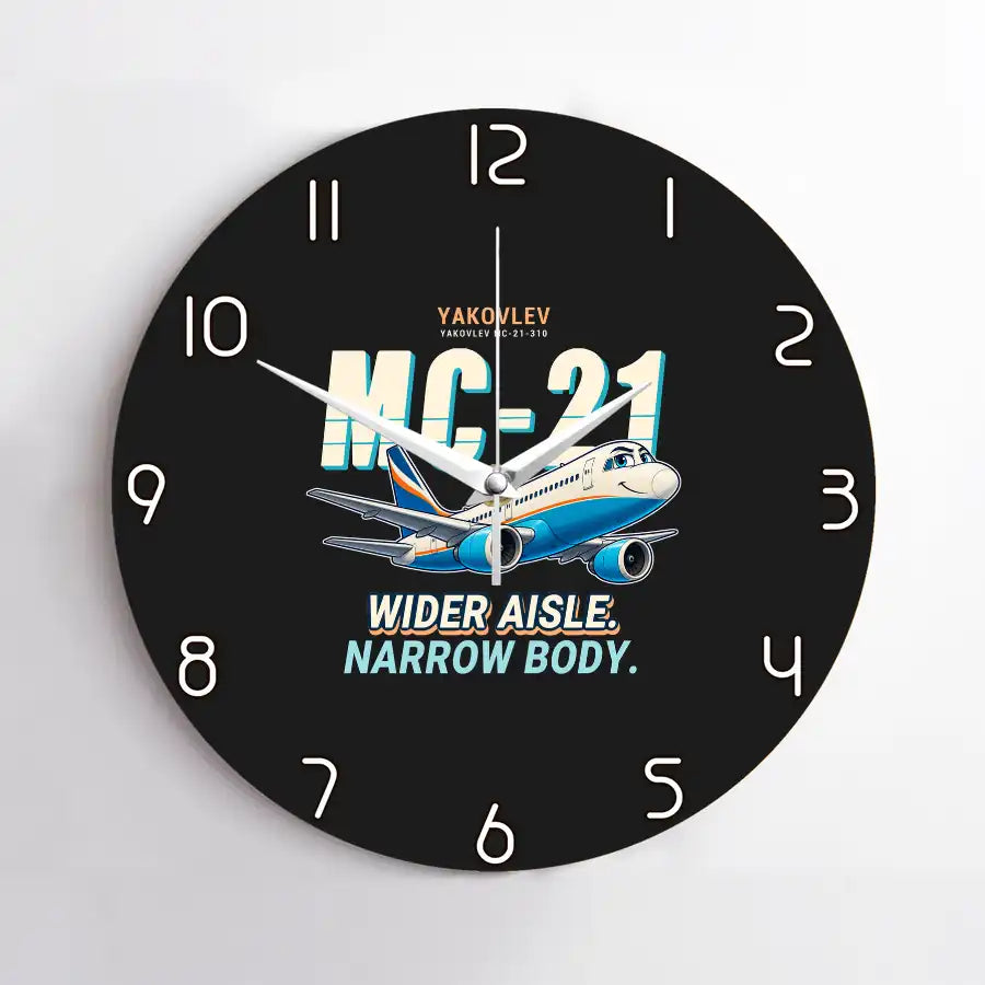 Yakovlev MC-21-310 - Cartoon - No Frame - Black
