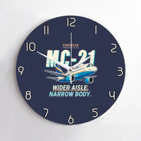 Thumbnail for Yakovlev MC-21-310 - Cartoon - No Frame - Navy Blue
