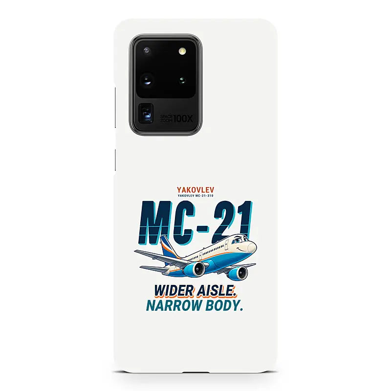 Yakovlev MC-21-310 - Cartoon - Samsung Case - White