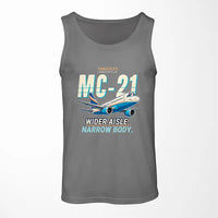 Thumbnail for Yakovlev MC-21-310 - Cartoon - Tank Top - Gray