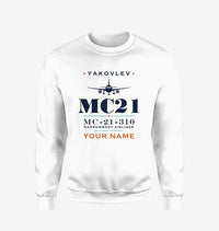 Thumbnail for Yakovlev MC-21-310 - Heritage + Name - Sweatshirt - White