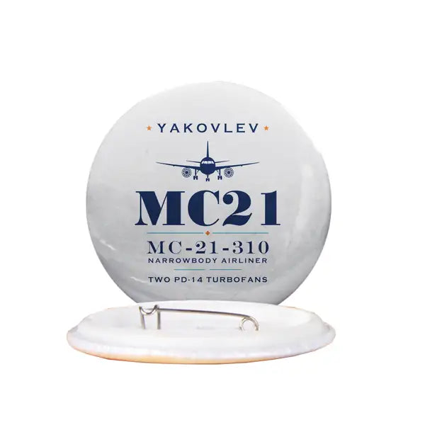 Yakovlev MC-21-310 - Heritage - Pin - White