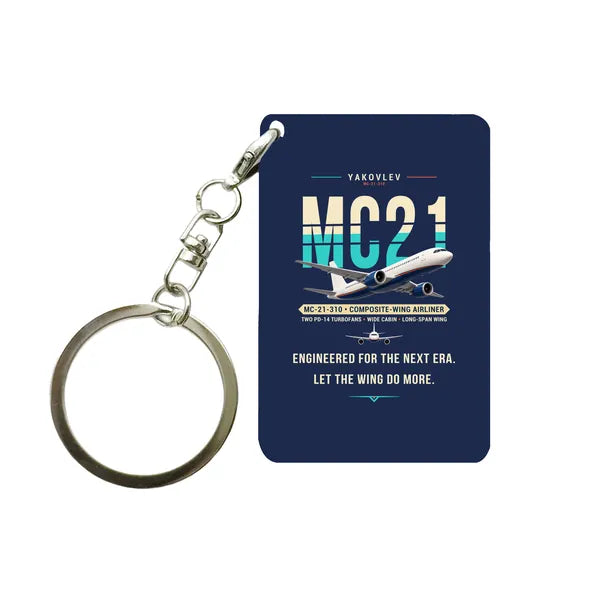 Yakovlev MC-21-310 - Original - Key Chain - Navy Blue