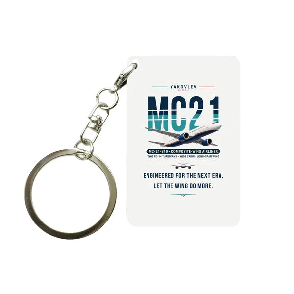 Yakovlev MC-21-310 - Original - Key Chain - White