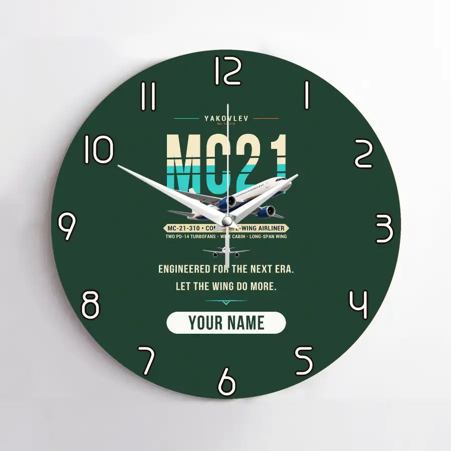 Yakovlev MC-21-310 - Original + Name - No Frame - Dark Green