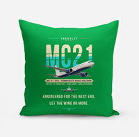 Thumbnail for Yakovlev MC-21-310 - Original - Pillow - Green