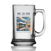 Thumbnail for Yakovlev MC-21-310 - Poster - Beer Glass with Holder