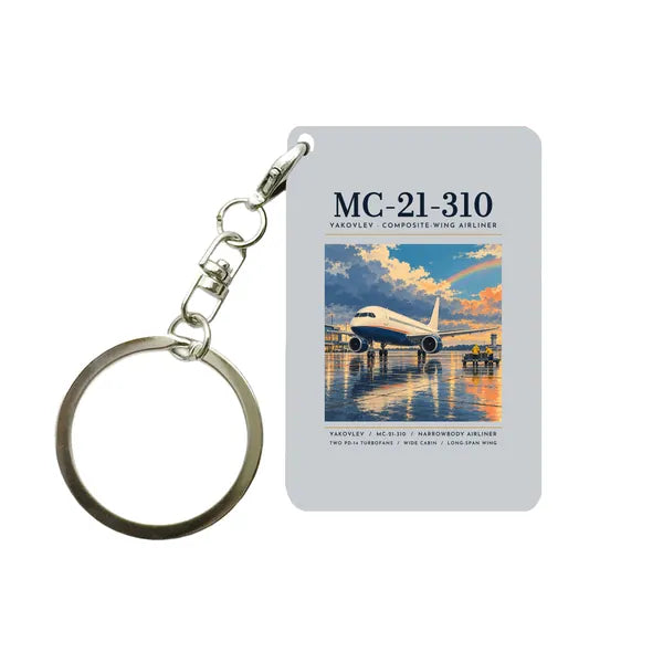 Yakovlev MC-21-310 - Poster - Key Chain - Light Gray