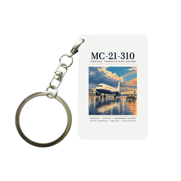 Yakovlev MC-21-310 - Poster - Key Chain - White