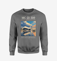 Thumbnail for Yakovlev MC-21-310 - Poster - Sweatshirt - Gray