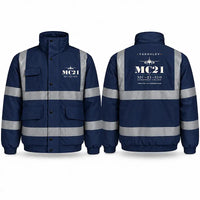 Thumbnail for Yakovlev MC-21-310 Reflective Winter Jackets - Heritage - Navy Blue
