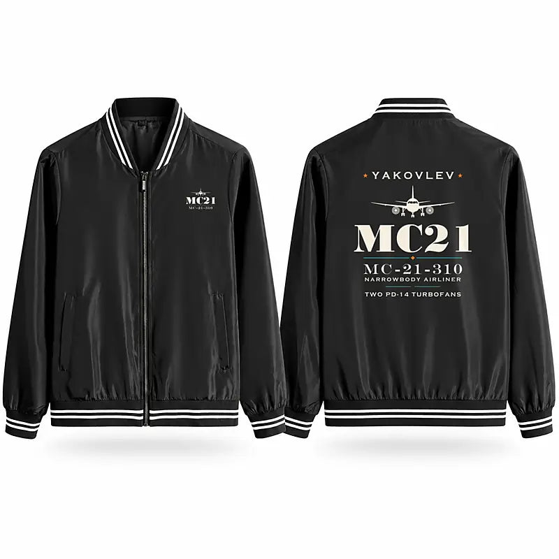 Yakovlev MC-21-310 Stylish Jackets - Baseball Collar - Heritage - Black