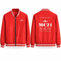 Thumbnail for Yakovlev MC-21-310 Stylish Jackets - Baseball Collar - Heritage - Red