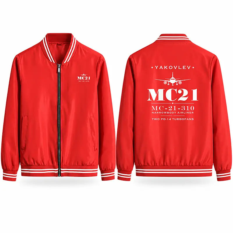Yakovlev MC-21-310 Stylish Jackets - Baseball Collar - Heritage - Red