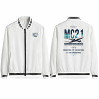 Thumbnail for Yakovlev MC-21-310 Stylish Jackets - Baseball Collar - Original - White