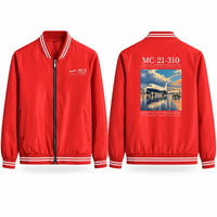 Thumbnail for Yakovlev MC-21-310 Stylish Jackets - Baseball Collar - Poster - Red