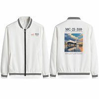 Thumbnail for Yakovlev MC-21-310 Stylish Jackets - Baseball Collar - Poster - White